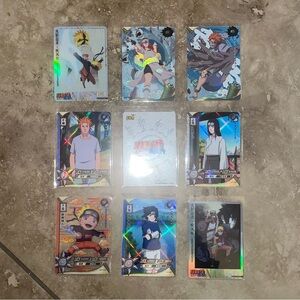 Rare Naruto Card Lot #3 - Includes 9 Cards